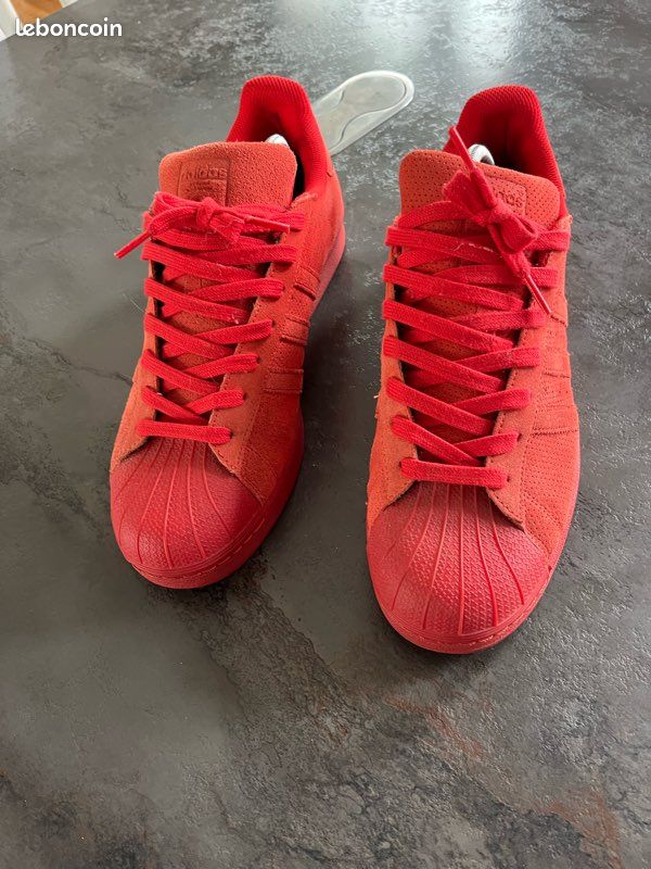 Chaussure Adidas Superstar Rouge Homme Adidas Superstar Blanche - Main Image