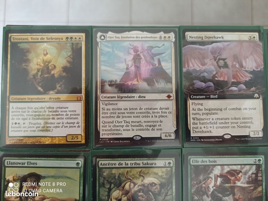 mtg trostani commander deck EDH Deck Trostani, Selesnya's Voice 100 Magic Cards Custom Deck Tokens Life gain Green White Selesnya you gain life equal to that creatures toughness Deck Commander MTG Trostani,