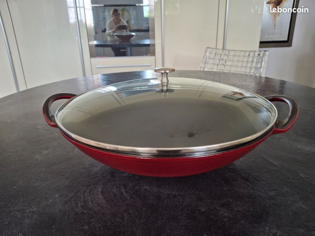 STAUB Cocotte Ovale 33 Cm Gris Graphite | Leroy Merlin