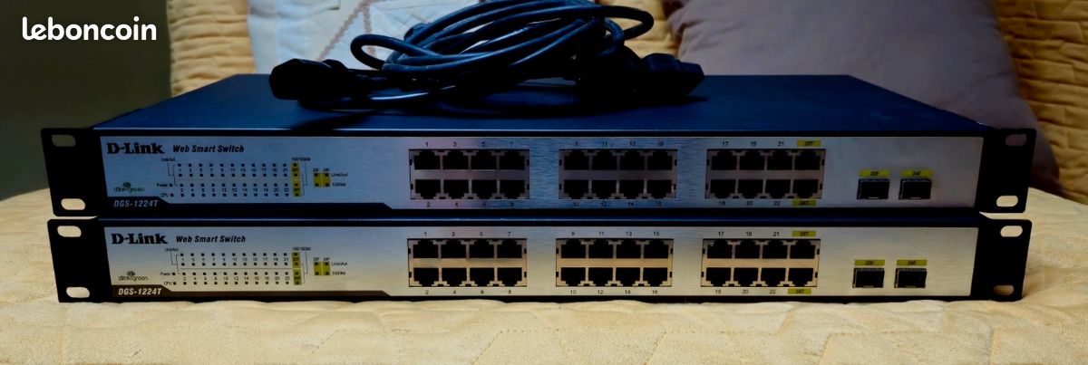 Switch Gigabit Smart D-Link DGS-1224T, 24 Ports, Occasion