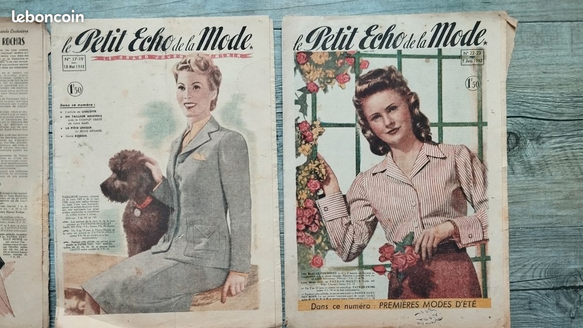 Le Petit Echo De La Mode - Année 1947 - N°19 - Magazine Vintage Français