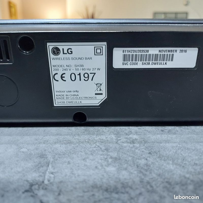 Lg Sound Bar Lg Dsh4b Lg Sound Bar Lg Music Flow Sh3b Barre De Son LG