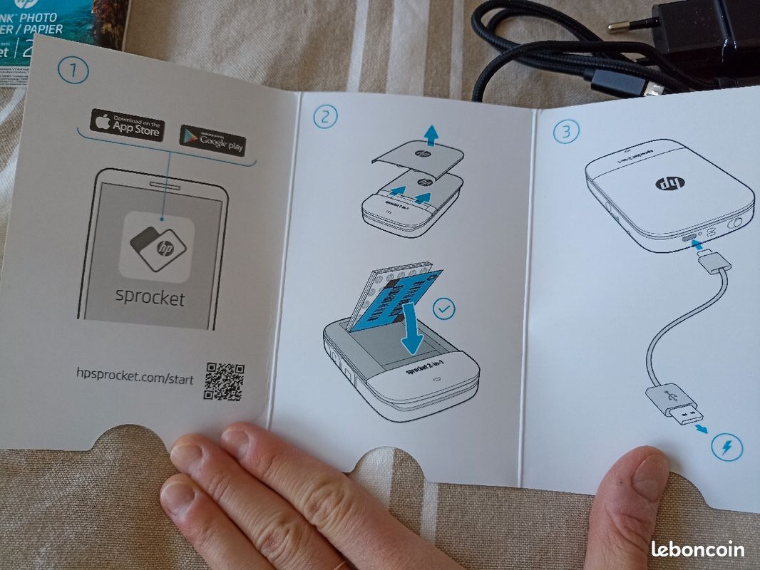 HP Sprocket 2 en 1 Polaroid Imprimante photos (image 4)