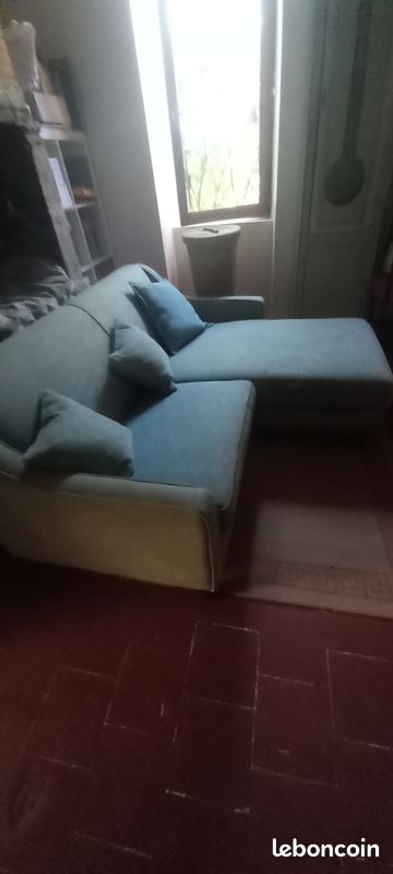 Canapé bleu (image 3)