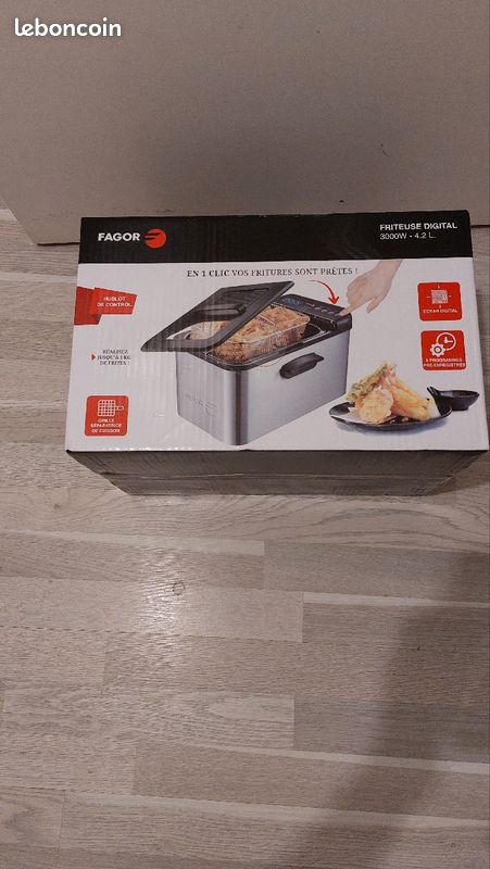 Friteuse digital 3000w_4.2 L marque FAGOR neuf (image 7)
