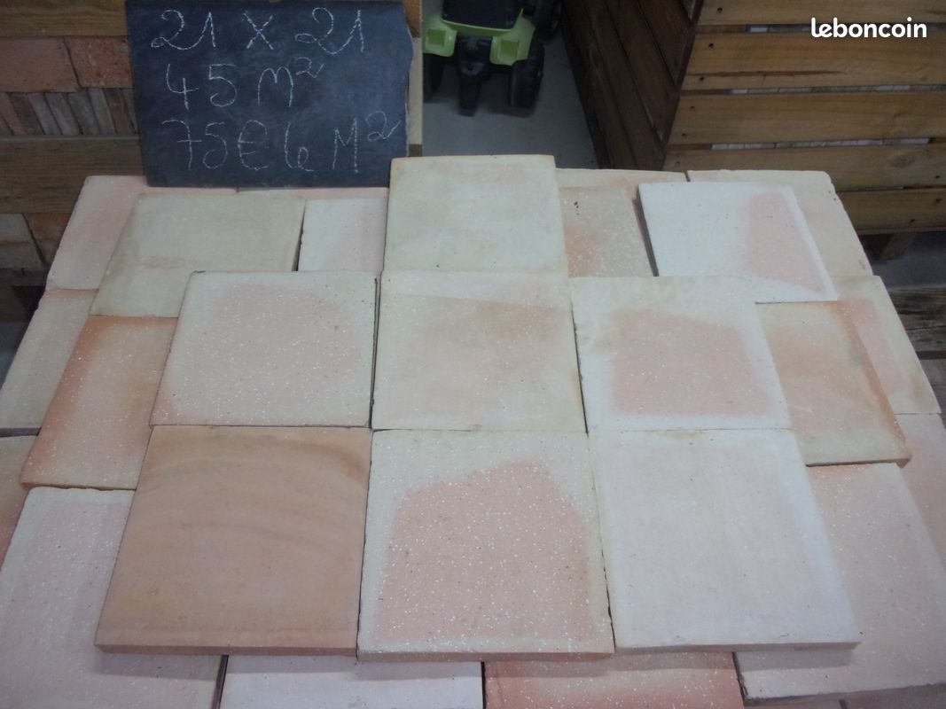 Tomettes carreaux carrelage parement bois (image 3)
