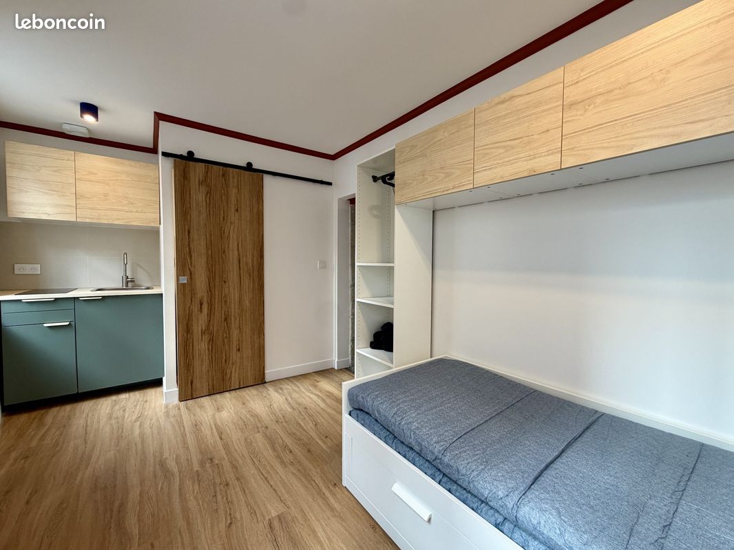 Appartement 1 pièce 12 m² · à Nantes · 12 m² · 480 €/mois