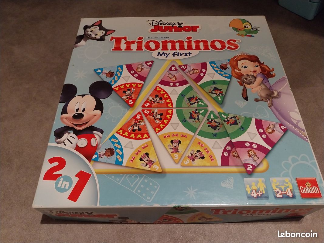 Jeu Triominos 2 en 1 de Disney Junior (image 1)