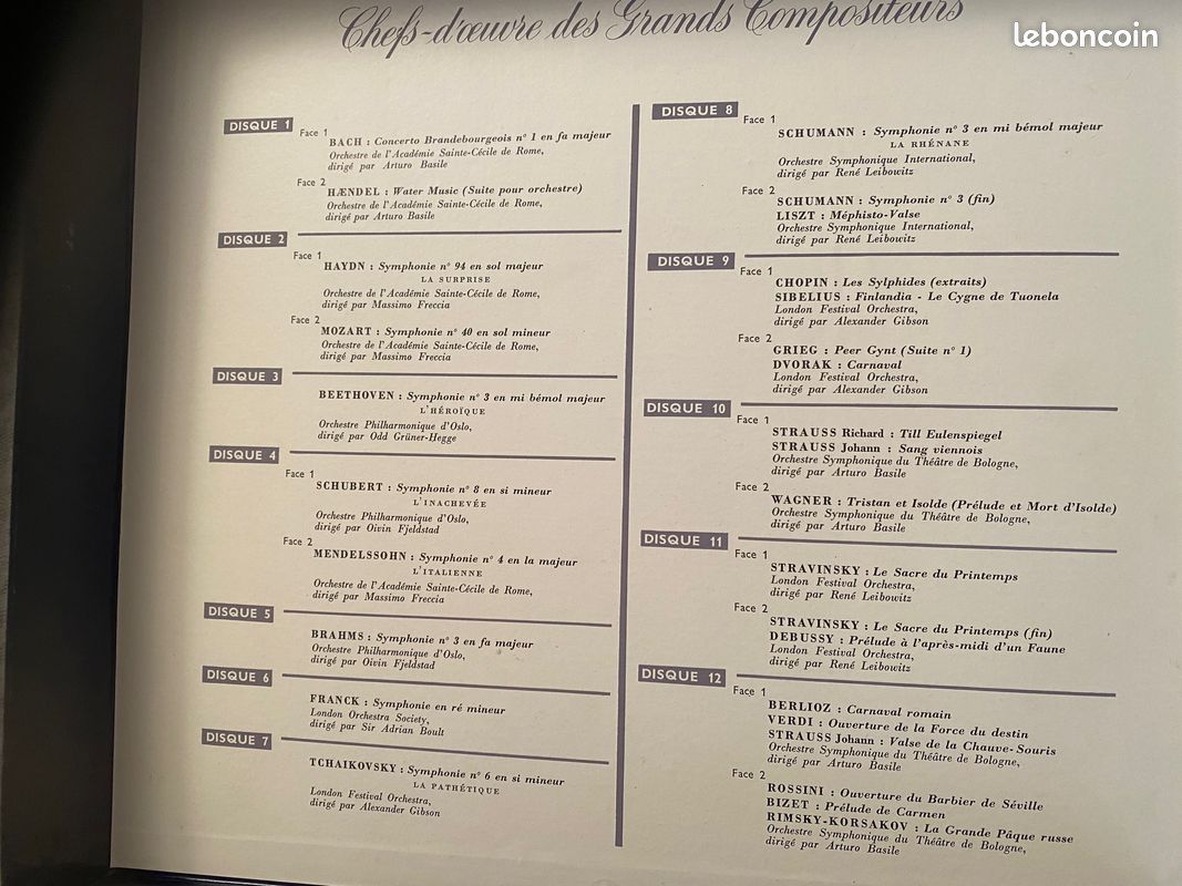 Coffret chefs d'oeuvres des grands compositeurs tc148392 (image 2)
