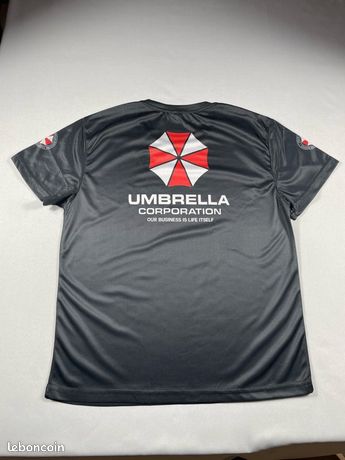 Resident Evil Umbrella Co. Uomo T-Shirt Nero XXL 100% Cotone Regular