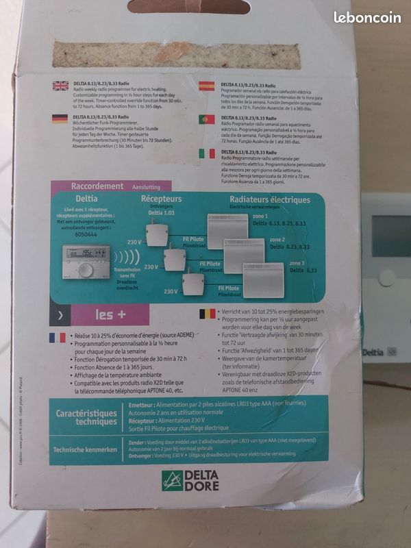 Programmeur radiateur électrique Deltia (image 4)