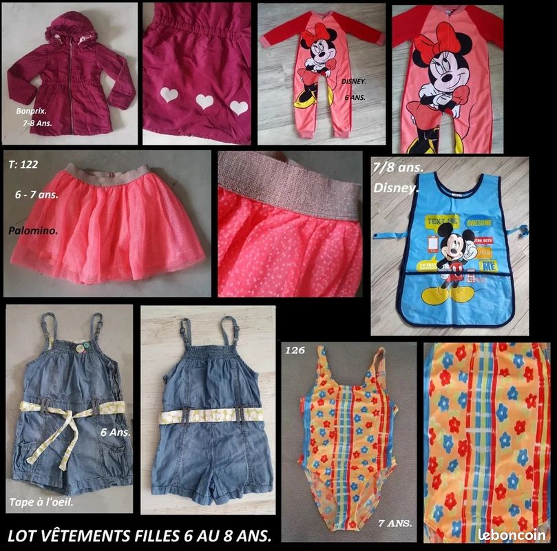 Lot vêtements fille Taille 6 à 7 ans (image 20)
