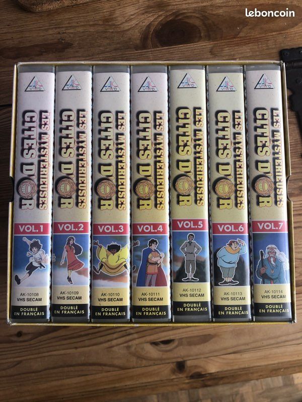 K7 VHS Les mystérieuses cités d’or (image 1)