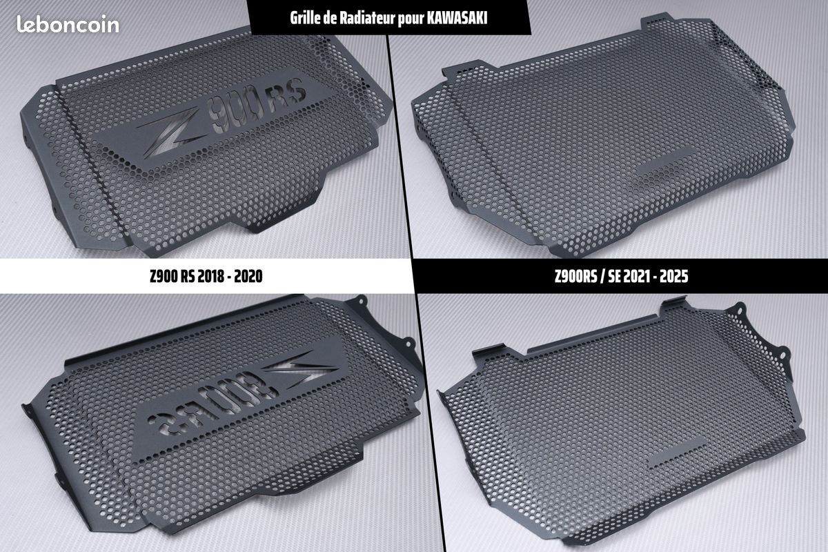 Grille KAWASAKI Z900 Z900RS SE 2017 2025 2018 2019 2020 2021 2022 Protection Grille de Radiateur (image 5)