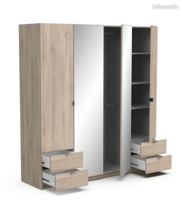 Armoire penderie avec la facture. Pas de livraison (image 3)