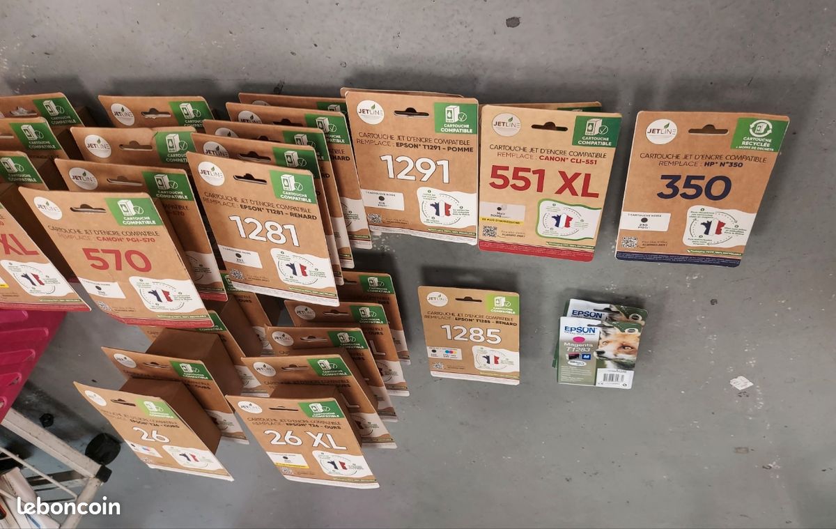 Lot 30 cartouches Epson Canon HP (image 3)