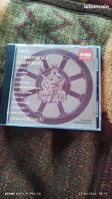 Cd Orff carmina Burana Emi classics (image 1)