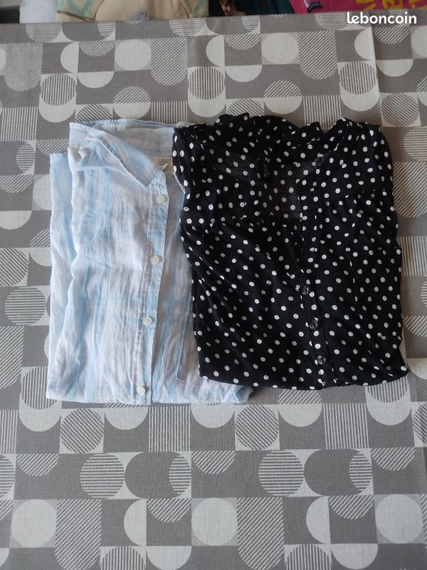 2 chemisiers taille 38 H&M neuf (image 1)