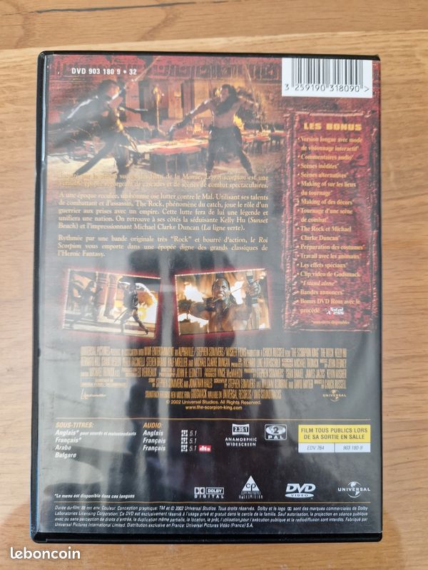 Dvd The Rock Le roi scorpion (image 2)