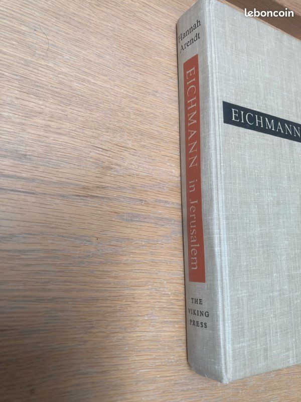 Hannah Arendt, Eichmann in Jerusalem: A Report on the Banality of Evil premiere edition (image 2)