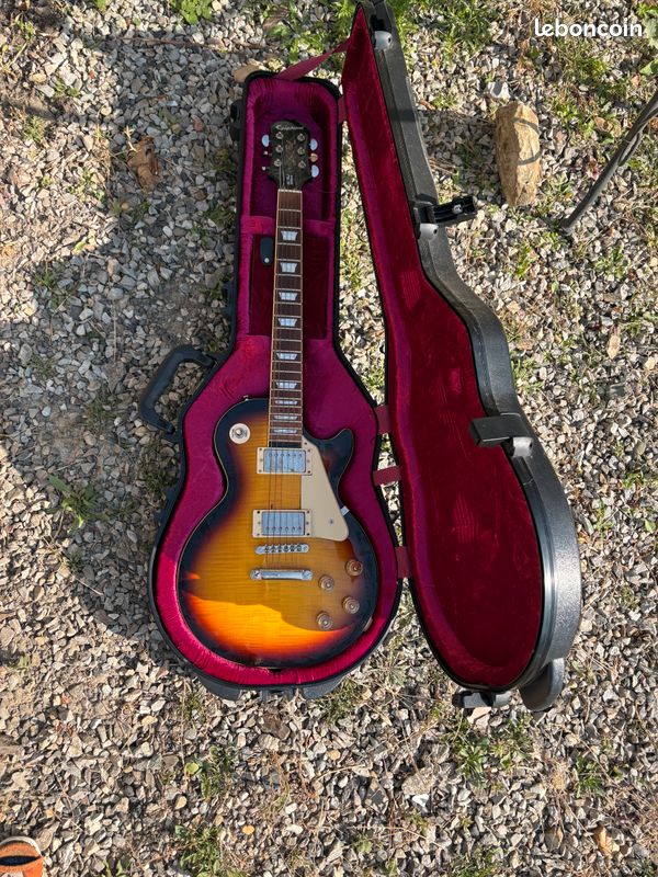 Epiphone Les Paul Ultra III – Vintage Sunburst – étui rigide (image 1)