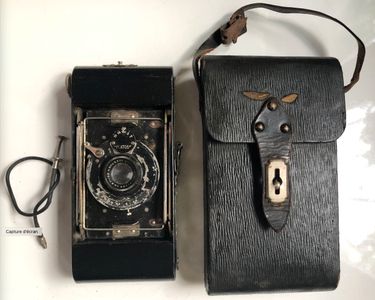 Ancien Appareil Photo à Soufflet H. Roussel Paris - Trylor - Vintage Collection
