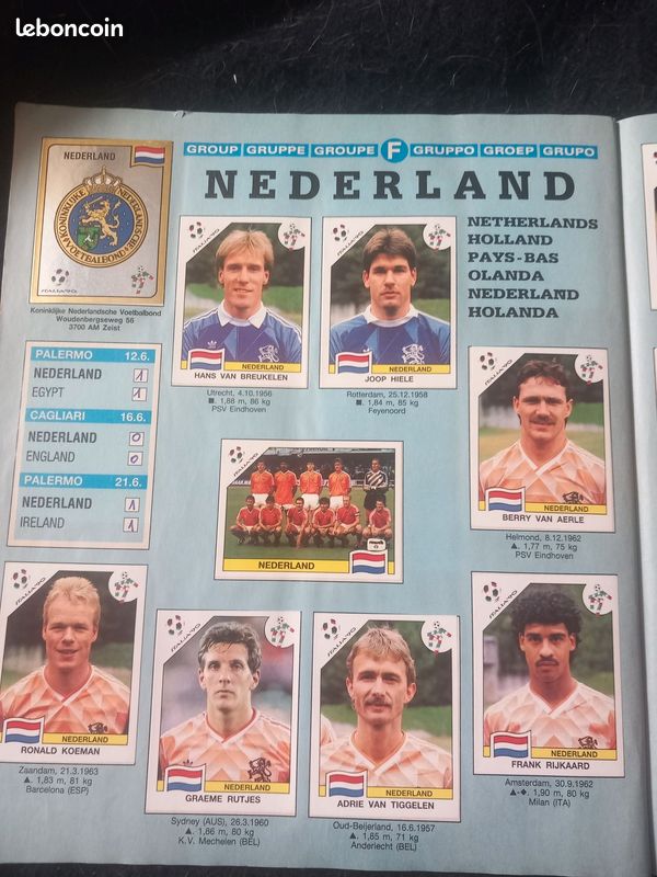Album Panini Italia 90 COMPLET - Coupe Du Monde 1990 - Collection Complète Vintage