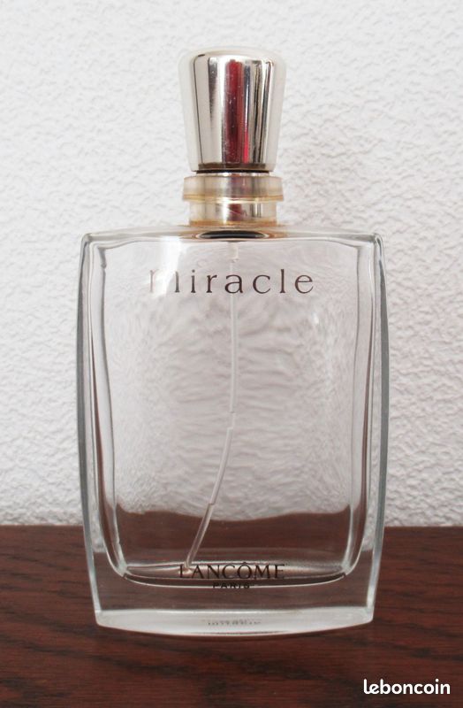 Flacon vide 100 ml : Eau de parfum Miracle de Lancôme (image 1)