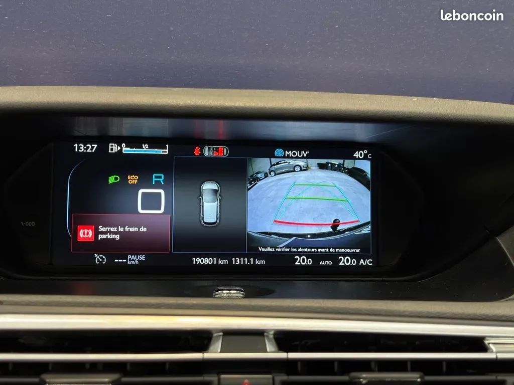 CITROEN C4 Picasso 2.0 HDI 150ch Exclusive - 2015 - Caméra de recul - Bluetooth - LED (image 24)