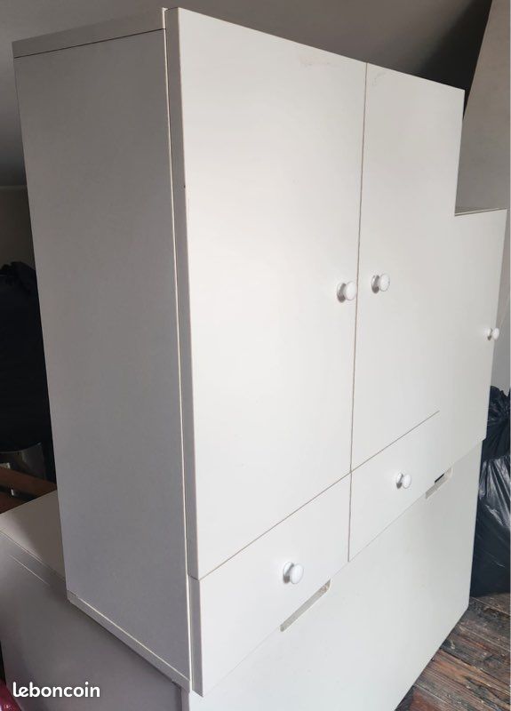 Vend ensemble de 2 petits meubles en Formica (image 3)