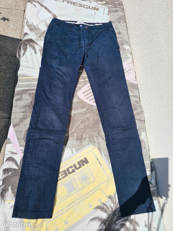 2 pantalons chinos Jules taille S (image 5)