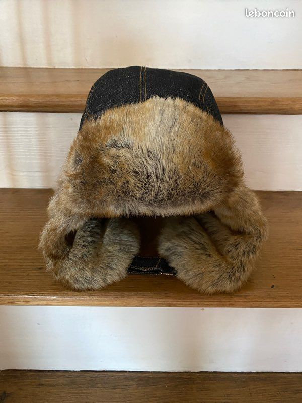Chapeau chapka Barts laine et jean noir (image 2)