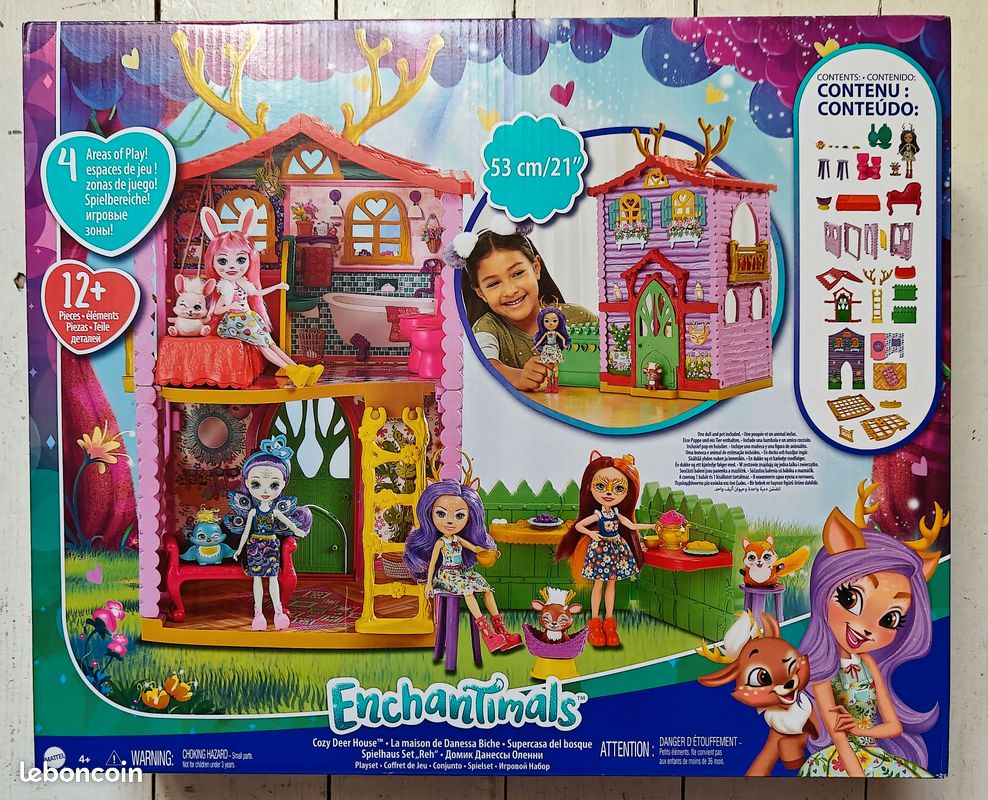 Mattel Enchantimals Supercasa Mattel La Casa Del Bosque
