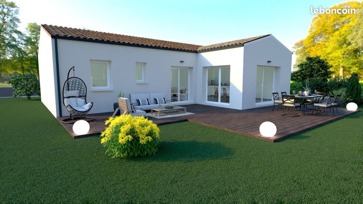 Maison 3 chambres sur un terrain de 430 m² à LA TRANCHE-SUR-MER ...