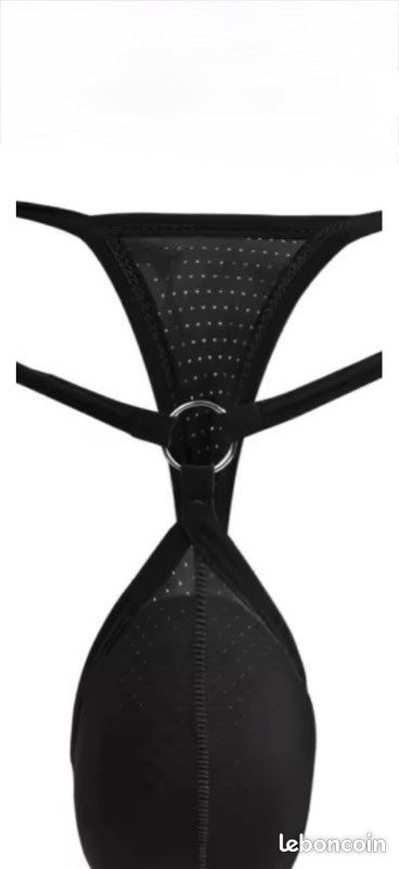 Lot de 4 strings sexy pour homme noirs – Taille M 🖤 (image 1)