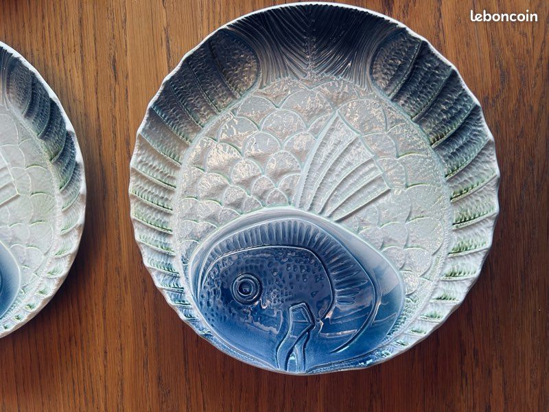 15 Assiettes barbotine Sarreguemines (image 6)