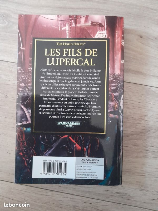 Les fils de lupercal hérésie d'horus warhammer 40000 (image 2)