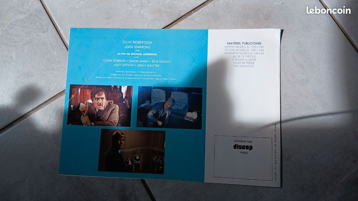 Dossier de presse original cinéma - Les Yeux de l'épouvante (1979) - Cliff Robertson / Horreur Gothique (image 3)