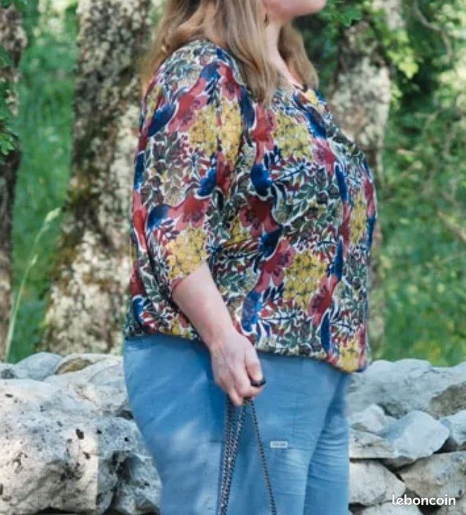 Molly braken blouse fleurie voile 48 leger tunique chemisier (image 7)