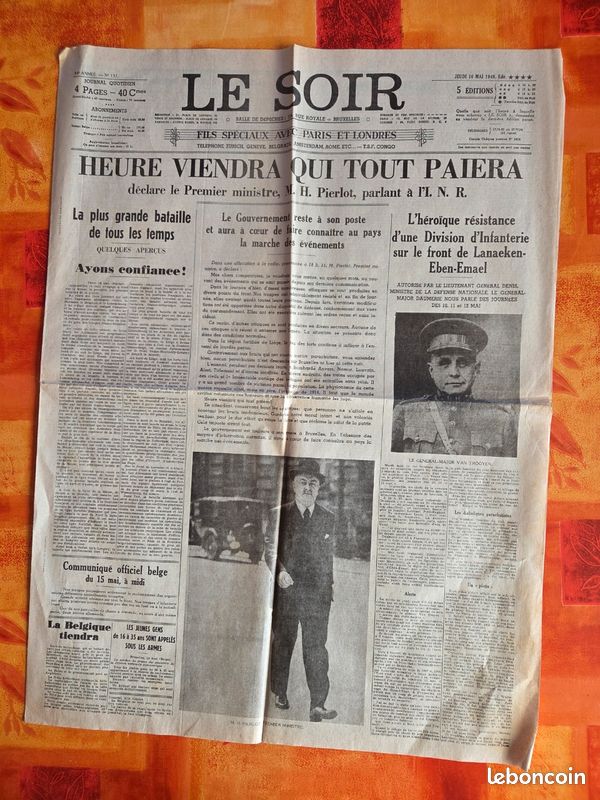 Catalogue JEP (Jouets De Paris) Janvier 1940 – Avec Courrier Sur La Défense Nationale – Document Historique