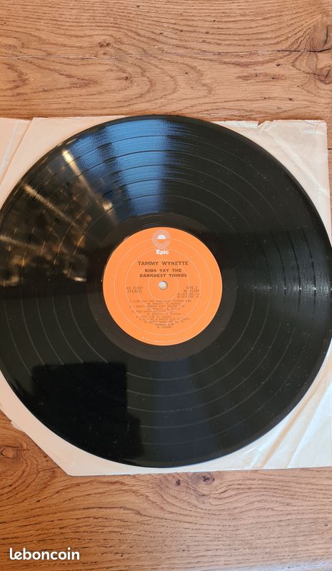 Disque 33 tours Tammy Wynette Kids say the Darndest things (image 4)