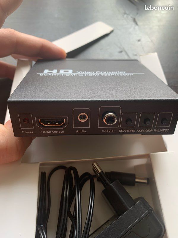 Convertisseur péritel vers HDMI, adaptateur péritel HDMI boîte audio