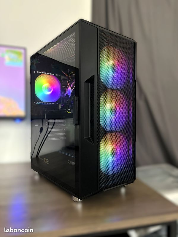 Tour PC Gamer Custom I5-7500, GTX 1060 6Go, 16Go DDR4, SSD 500Go, Windows, RGB