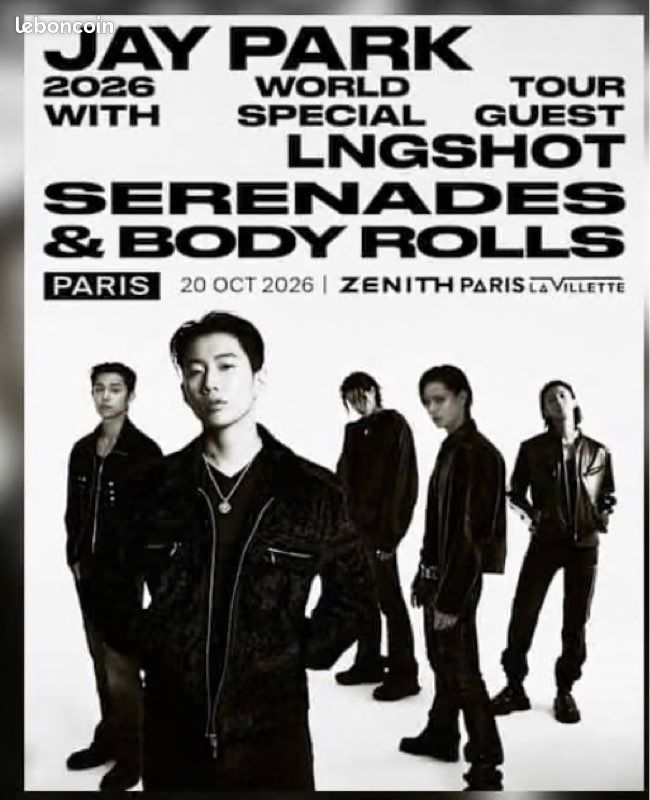 Places de concert Jay Park - Long Shot à vendre (image 1)