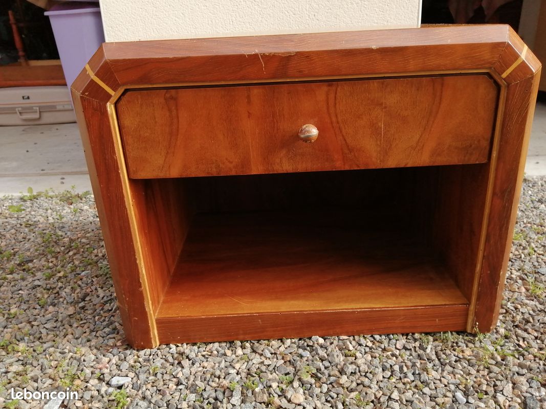 Table de chevet, bout de canapé années 30-50 (image 9)