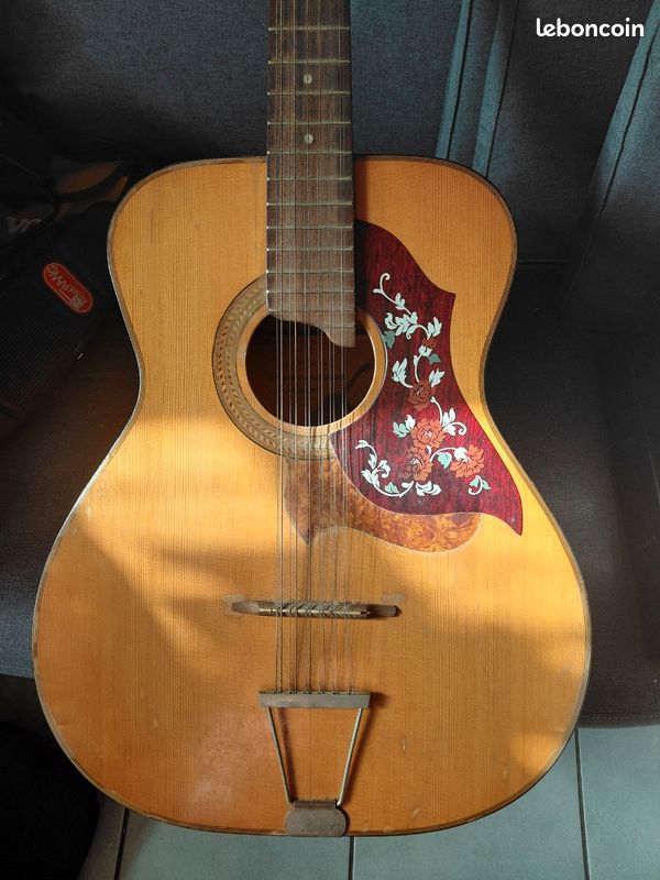 Guitare 12 cordes vintage Louis Patenotte (Luthier Mattaincourt - Vosges) (image 4)