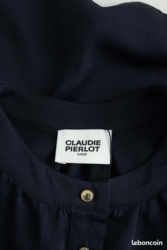 Blouse bleue - Claudie Pierlot (image 5)
