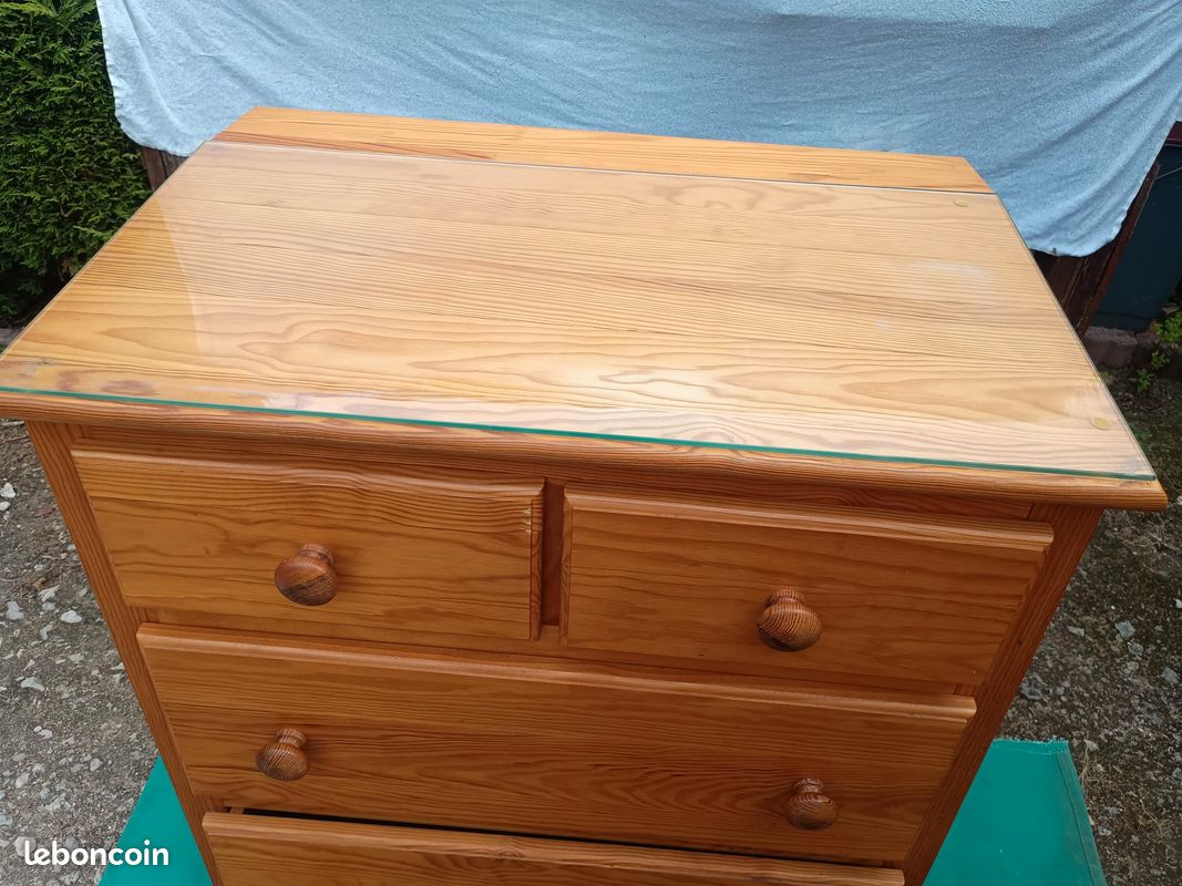 Commode pin massif (image 6)