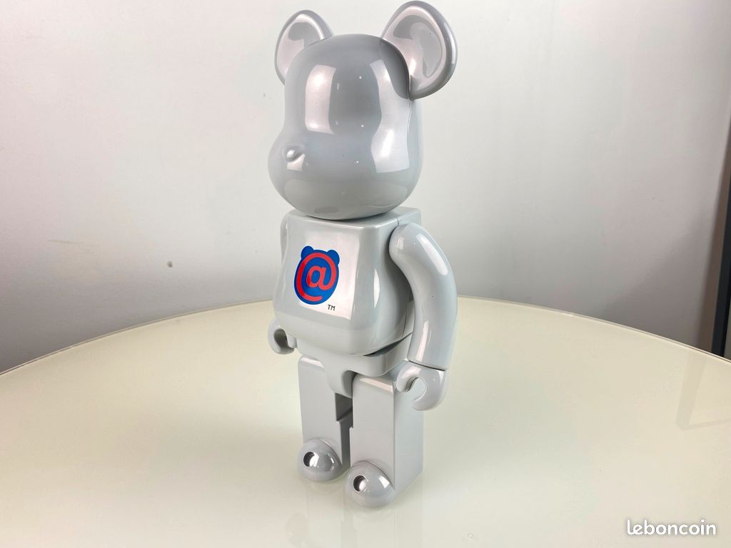 Medicom Toy Be@rbrick 1st Model 20th Anniversary Chrome 400% – Neuf