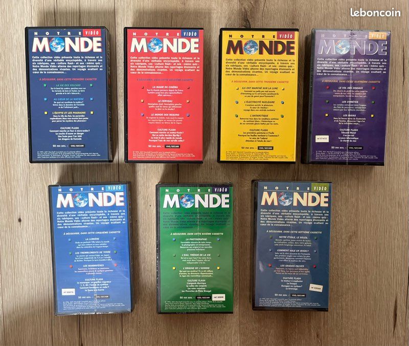 Cassettes VHS (10) Le siècle : NEUVES dans l'emballage d'origine (sous blister) - Collection